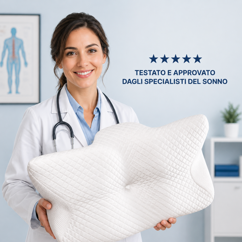 Cuscino Ergonomico per Cervicale in Memory Foam