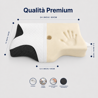 Cuscino Ergonomico per Cervicale in Memory Foam