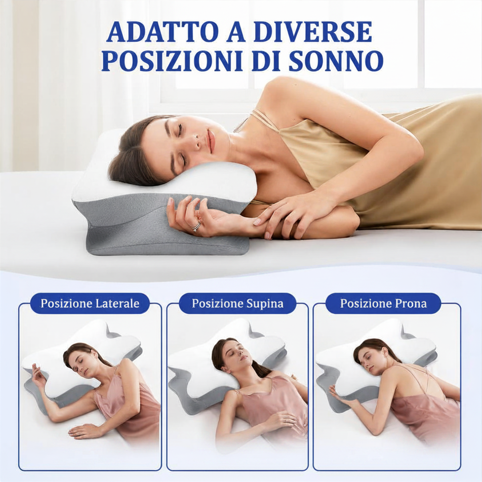 Cuscino Ergonomico per Cervicale in Memory Foam